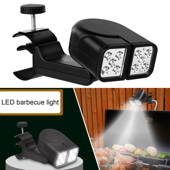 Joernso LED Grill Light Super Bright High Lumens Adjustable Angle Heat-Resistant Waterproof Multipurpose BBQ Light Cycling Lamp
