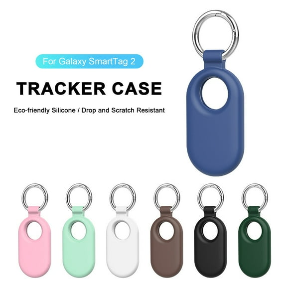 Joernso Locator Protective Case Ultra Soft Silicone Sweatproof Waterproof Shockproof 360 degree Cover for Galaxy SmartTag 2