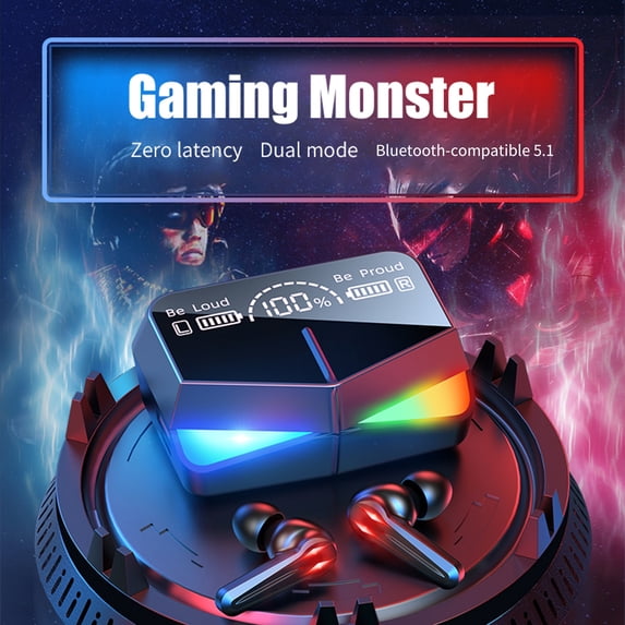 Joernso M28 Bluetooth-compatible Earphone Ergonomic Low Latency In-ear Stereo Sound Wireless Earbud for E-sport