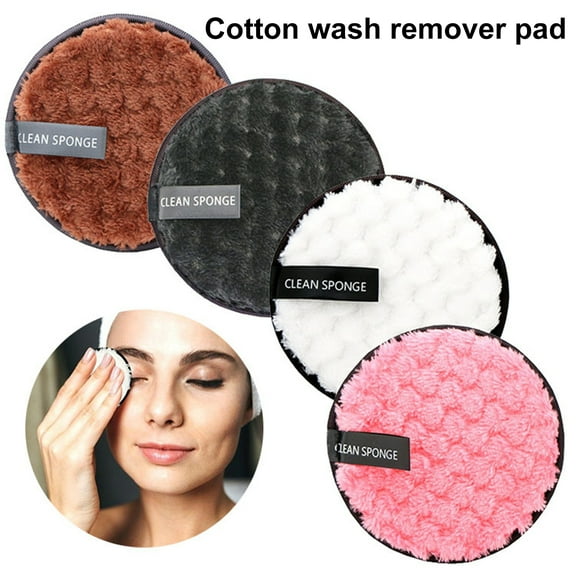 Joernso Makeup Remover Puff Soft Breathable Kindly to Skin Cozy Touch Multifunctional Cosmetic Remove Tool Reusable Face Clean Sponge Blender Cleansing Puff Makeup Supplies
