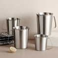 thumbnail image 1 of Joernso Measuring Cup Rustproof Large Capacity Stainless Steel Latte Art Milk Measuring Jug for Baking, 1 of 8