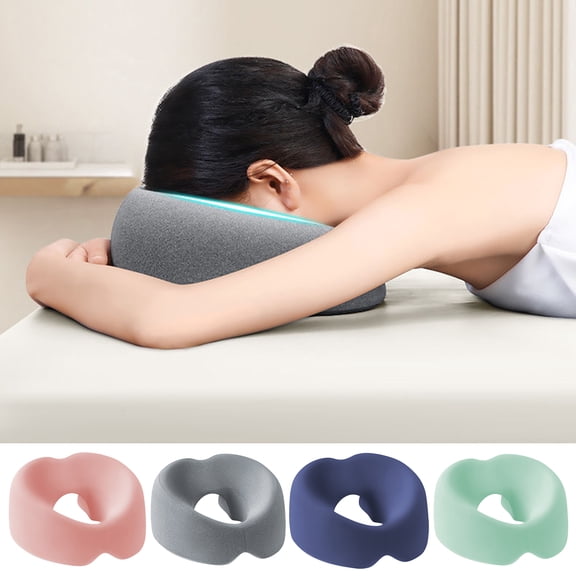 Joernso Memory Foam Pillow for Salon Beauty Anti-Slip Beauty Treatment Pillow Thick Face Down Prone Pillow Home Massage Headrest