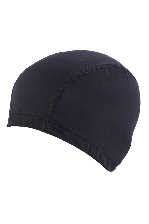Men Baotou Hat Elastic Anti-slip Regular Fit Solid Color Haircut Protection Soft Dome Stretchable Weaving Cap Breathable Mesh Net Hairnet Headwear