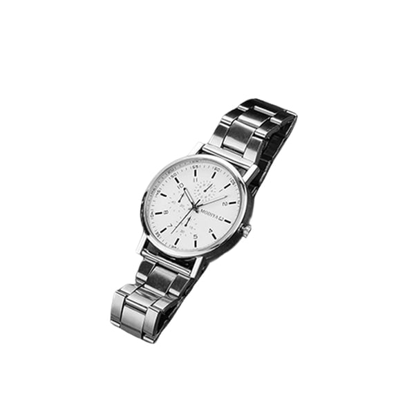 Joernso Men Quart Watch Round Dial Adjustable Strap No Delay Time-checking High Accuracy Exquisite Business Formal Wristwatch Timepiece
