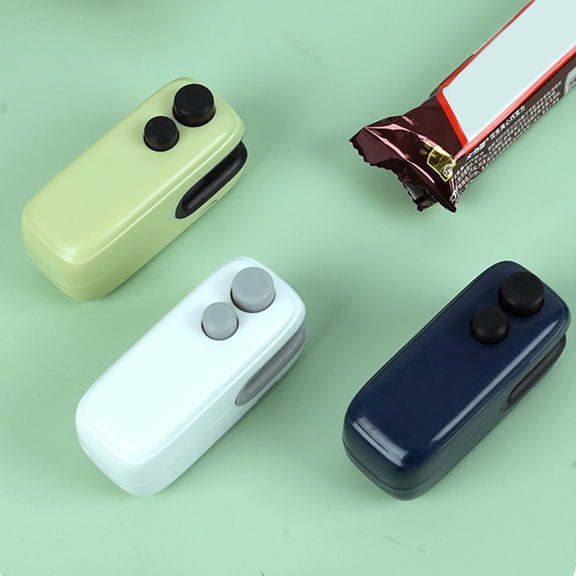 Joernso Mini Bag Sealer And Cutter USB Rechargeable Heat Seal Tool for Snacks Vegetables Portable Handheld Food Sealer Machine