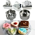 thumbnail image 1 of Joernso Mini Baking Ring Heat-resistant Multi-purpose Corrosion Resistant Stainless Steel Mousse Cake Mold Ring for Kitchen, 1 of 8
