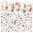thumbnail image 1 of Joernso Multi-pattern Nail Art Floral Sticker Women Fingernail Manicure DIY Decal Decor, 1 of 8