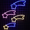 thumbnail image 1 of Joernso Neon Light Creative LED Meteor Neon Sign Wall Hanging Lamp Bedroom Decoration Gift for Party, 1 of 8