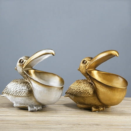 Joernso Pelicans Decorations Unique Realistic Big Mouth Design Vintage Pelicans Decorations for Home Decor
