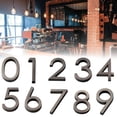 thumbnail image 1 of Joernso Plate Digit Plated Solid ABS Electroplating Door Plaque Number, 1 of 8