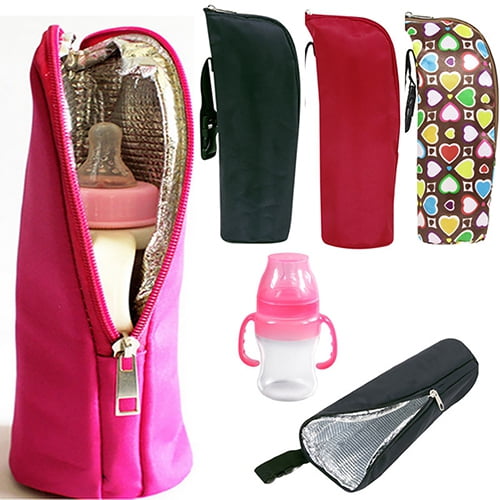 Joernso Portable Car Travel Mother Baby Food Feeding Insulation Milk Bottle Warmer Bag