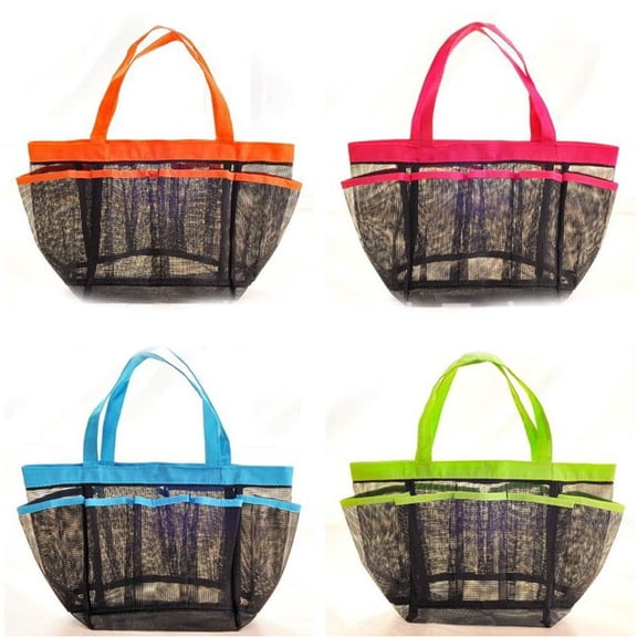 Joernso Portable Large Capacity Mesh Shower Tote Storage Organizer Bathing Container