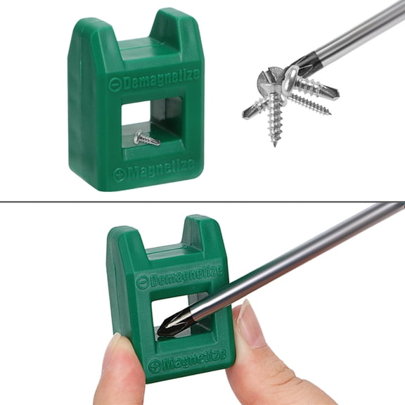 Joernso Portable Mini Screwdriver Bits Special Quickly Demagnetizer Magnetizer Tool