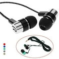thumbnail image 1 of Joernso Portable Universal 3.5mm Braided Heavy Bass In-Ear Wired Earphone for Phone, 1 of 7