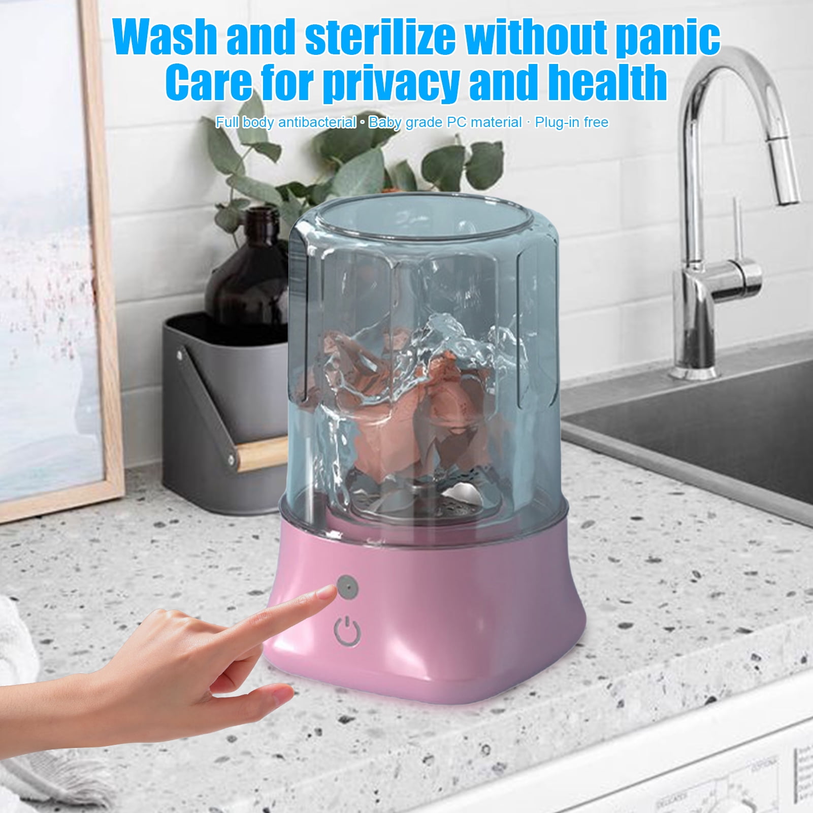 Joernso Portable Washing Machine 1L Capacity Eas…
