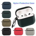 thumbnail image 1 of Joernso Protective Cover Waterproof Dust-proof Resilient Bluetooth-compatible Earbud Nylon Protective Case for AirPods 3, 1 of 8