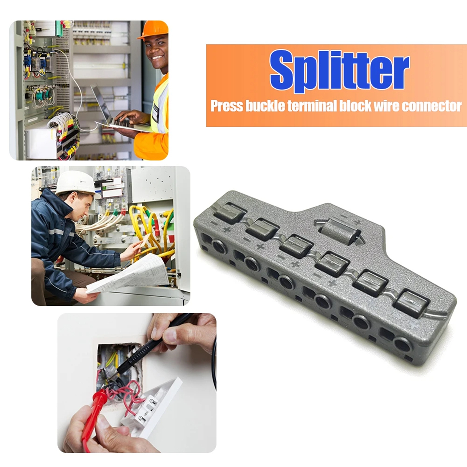 Joernso Quick Splitter Push-in Fast Wire Connector Lightweight Portable ...