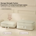 thumbnail image 1 of Joernso Quilt Storage Compression Bag Zipper Closure with Handle Clothes Storage Basket Closet Organizer Housemoving Package Duvet Cover Bed Sheets Dorm Wardrobe Storage Bag, 1 of 7