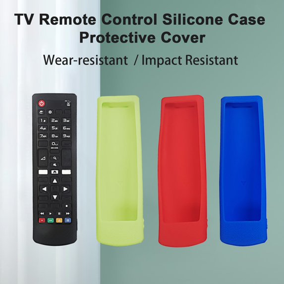 Joernso Remote Control Case Wear-resistant High Toughness Impact Resistant Flexible Waterproof Anti-scratch Full Coverage TV Remote Control Protective Case for AKB75095308/75095307