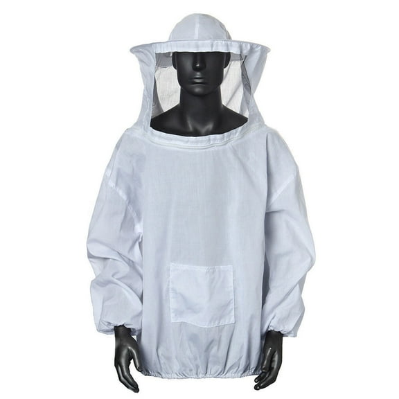 Joernso Round Hat Veil Pocket Smock Beekeeper Beekeeping Anti-Bee Protective Clothes