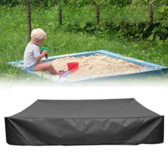 Joernso Sandbox Lid Sandbox Cover Waterproof Foldable UV Resistant Dustproof Zipper Closure Children Beach Playing Sand Box Protection Cloth with Storage Bag