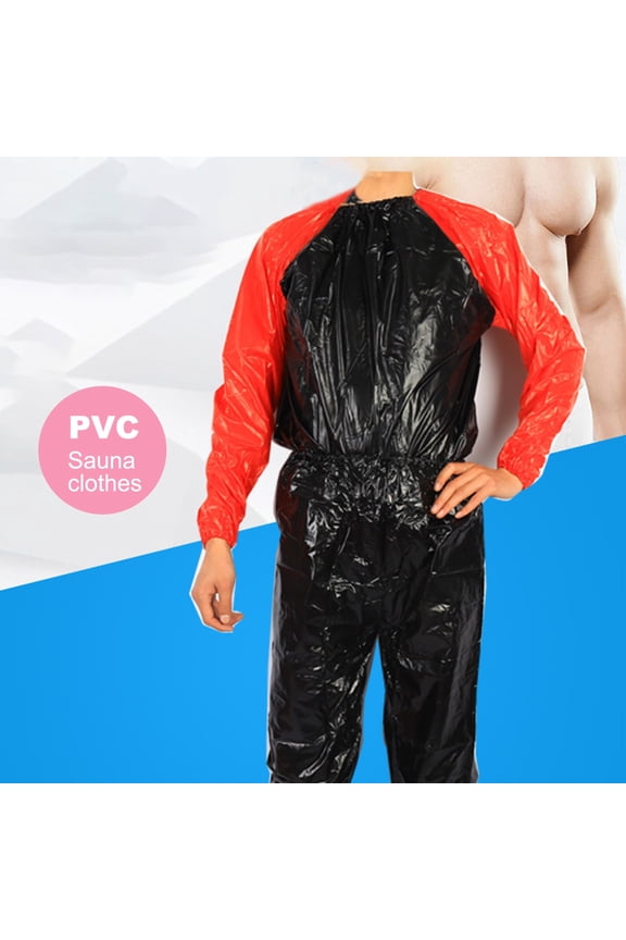 Sauna Suits Waterproof Anti-rip PVC Fitness Weight Loss Exercise Sweat Track Sauna Suit for Training