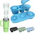 thumbnail image 1 of Joernso Silicone Hollow Cylinder Ice Cube Tray with Lid Slow Melting Leak-Proof Easy Release Ice Mold for Cola Juice Coffee Stackable Ice Cubes Maker for 30-40oz Tumblers, 1 of 7