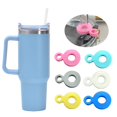 thumbnail image 1 of Joernso Silicone Straw Hanging Ornaments with Metal Hook Portable DIY Charms for 40oz/30oz Bottle Straw Outdoor Activities, 1 of 8