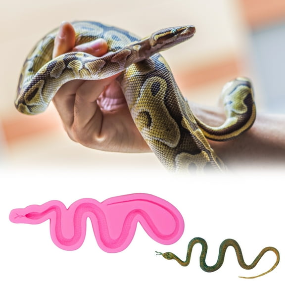 Joernso Snake Mold Creative Flexible Silicone Halloween Design Fondant Mould for Home