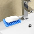 thumbnail image 1 of Joernso Soap Tray Creative Shape Flexible Silicone Creative Comb-Shaped Soap Dishes Storage Holder Home Supplies, 1 of 8