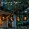 thumbnail image 1 of Joernso Solar Lamp LED Outdoor Flame Effect Hanging Lantern Auto On/Off Waterproof Energy-Saving Solar Powered Hanging Light Garden Decor, 1 of 7