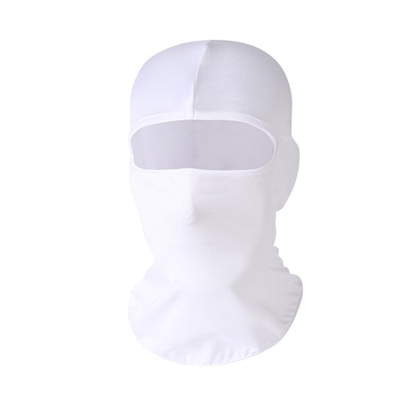 Joernso Solid Color Balaclava Ski Face Guard Outdoor Fishing Riding Cooling Neck Gaiter Full Head Windproof Sunscreen Headgear