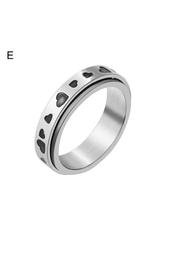 Spinner Rings Long Lasting Unisex Anti-rust Alloy Moon Star Fidget Ring Stress Relieving Anxiety Ring for Party