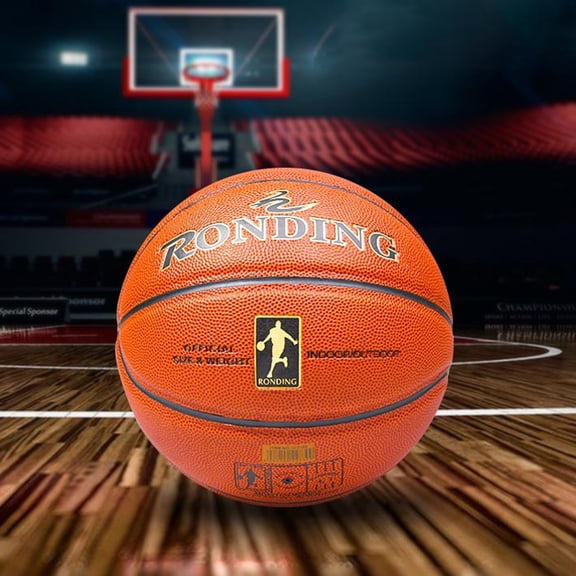 Joernso Sporting Ball High Toughness Ergonomic Design Faux Leather Standard No.7 Basketball Indoor Accessories