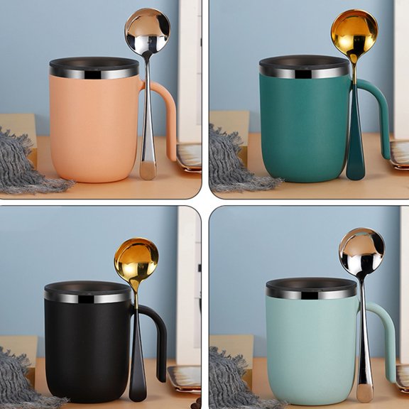 Joernso Stainless Steel Mug Simple Coffee Cup Insulated Large Capacity Milk Container