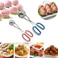 thumbnail image 1 of Joernso Stainless Steel Non-sticky Meatballs Rice Balls Clip Maker Mold Kitchen Tool, 1 of 7