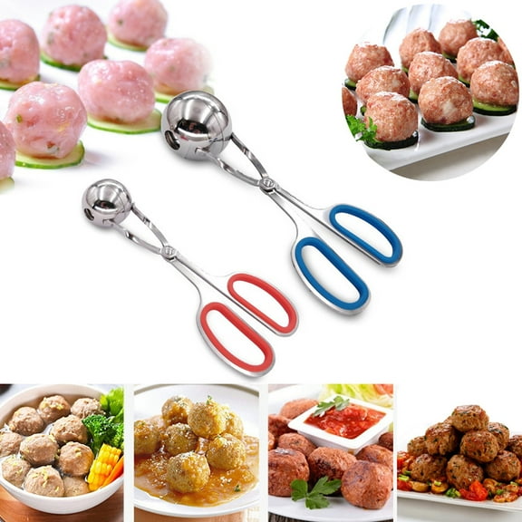 Joernso Stainless Steel Non-sticky Meatballs Rice Balls Clip Maker Mold Kitchen Tool