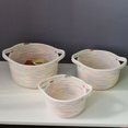 thumbnail image 1 of Joernso Storage Basket Decorative Exquisite Workmanship Hand Woven Portable Desktop Toy Basket for Laundry, 1 of 8