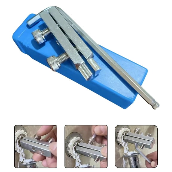 Joernso Stripped Screw Extractor Set Easy to Use Multifunctional Handle Broken Screw Removal Tool Bolt Extractor Kit