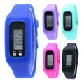 thumbnail image 1 of Joernso Stylish Sport Silicone Pedometer Calorie Step Counter Unisex Digital Wrist Watch, 1 of 8