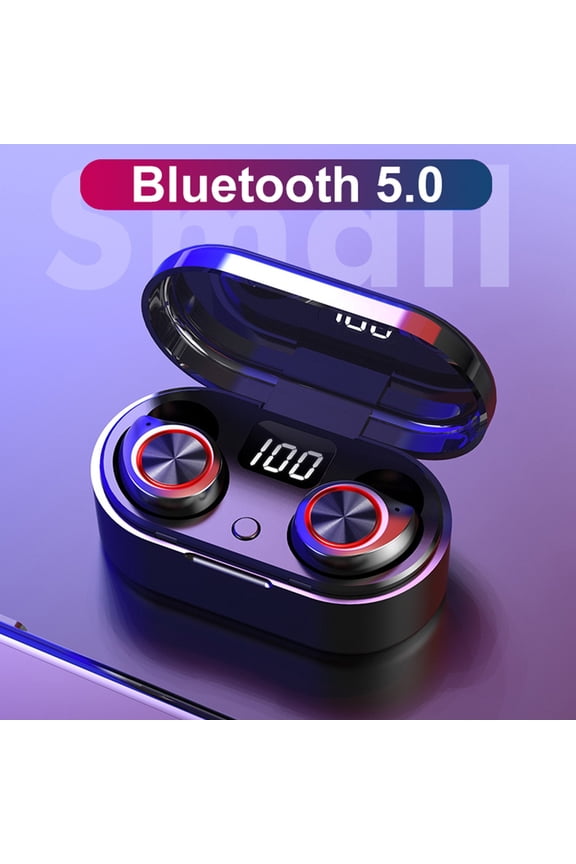 TW80 Bluetooth-compatible 5.0Stereo Digital Display In-Ear Wireless Earphones Earbuds