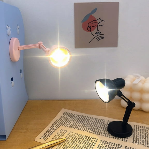Joernso Table LED Eye-protecting Save Space Simple Reading Mini Table Lamp for Homework