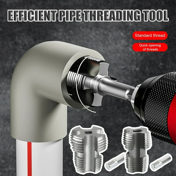Joernso Threading Tool Rustproof Easy Installation Clean Accurate Threads DIY Hand Threading Plumbing Tap Accessories