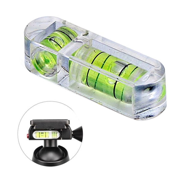 Joernso Transparent Acrylic High Precision Bubble Spirit Level Camera Measuring Tool