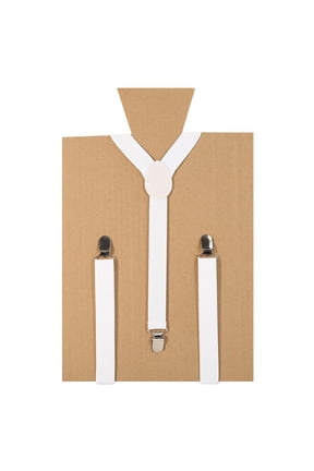Unisex Elastic Y-Shape Braces Men's Women's Adjustable Clip-on Suspenders