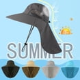 thumbnail image 1 of Joernso Unisex UV Protection Cap Summer Outdoor Fishing Climbing Sun Hat with Neck Flap, 1 of 8