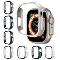 thumbnail image 1 of Joernso Watch Cover Ergonomic Dust-proof Anti-drop Anti-scratch Shockproof Full Coverage Hard PC Watch Protective Case Tempered Glass Full Screen Protector Film for Apple Watch Ultra 49mm, 1 of 8