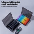 thumbnail image 1 of Joernso Weekly Pill Organizer Storage Box Food Grade BPA Free Large Capacity Multiple Compartments Dustproof Portable Travel Pill Box, 1 of 8