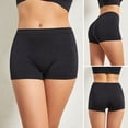 thumbnail image 1 of Joernso Women Safety Pants High Elasticity Solid Color Ice Silk Seamless Anti-exposure High Waist Quick Dry Mini Skirt Inner Shorts Yoga Shorts Underpants, 1 of 8