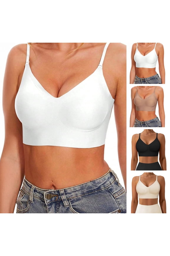 Women Underwear Big U Backless Comfortable Elastic Traceless Breathable Support Invisible Beautiful Back Bra